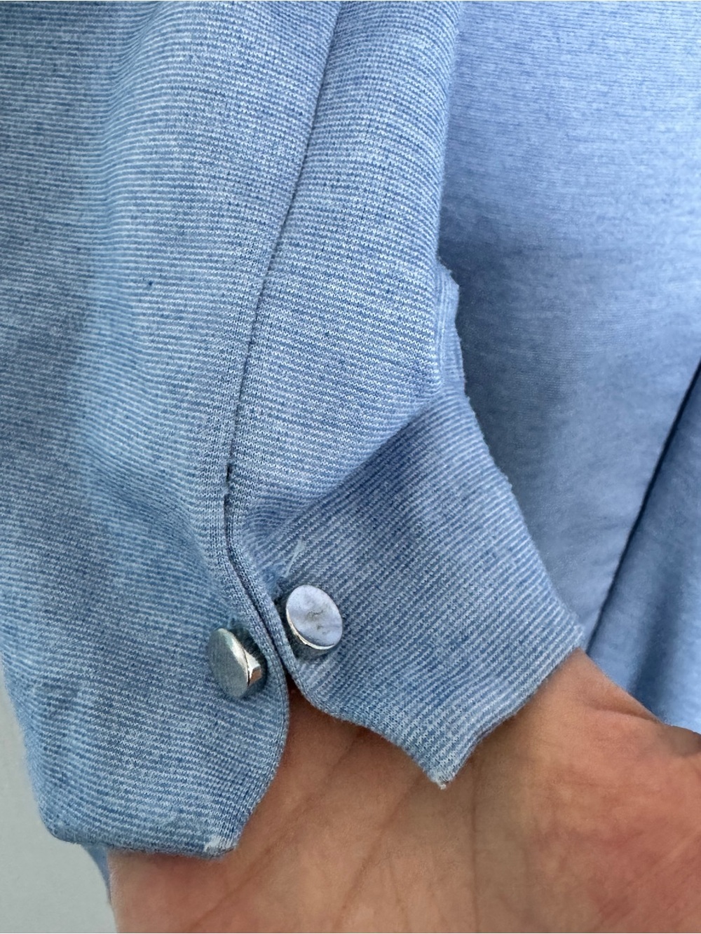 Dynamite Powder Blue Open-Front Blazer - Picture 8 of 8